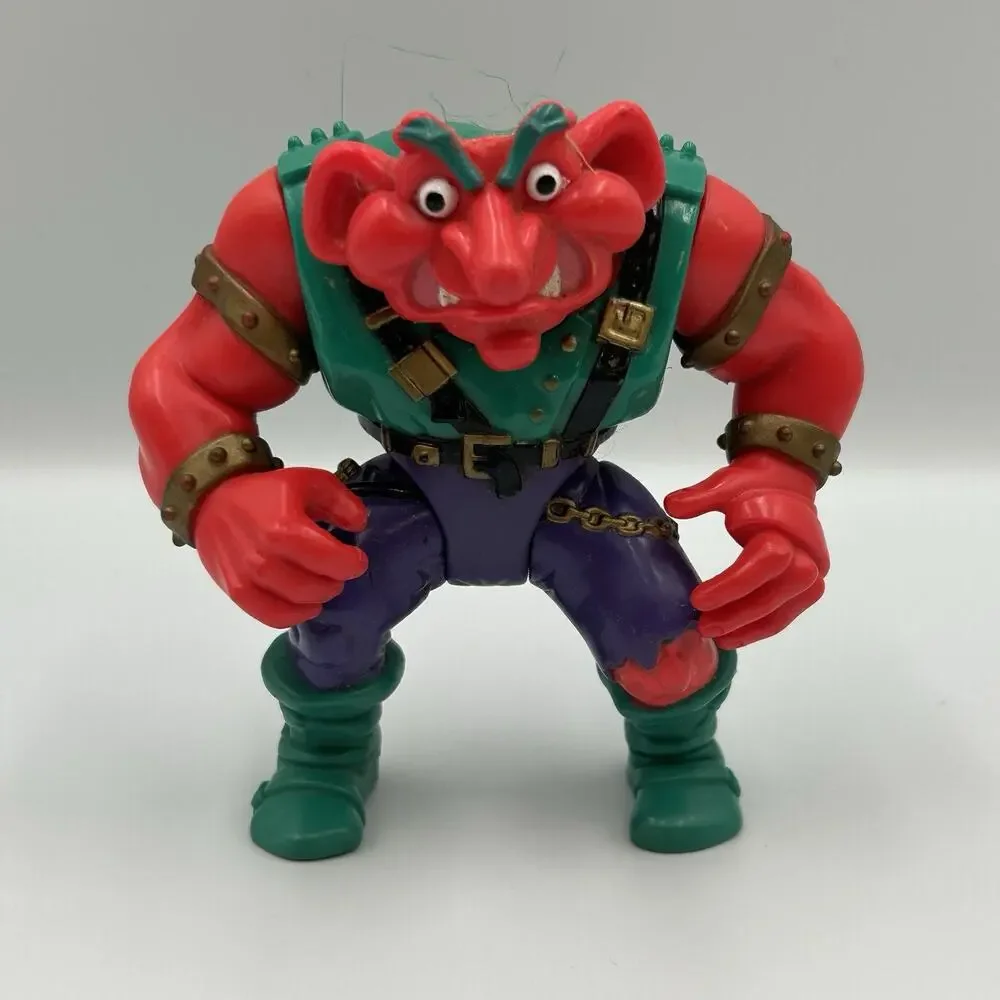 Vintage 1992 Troll Warriors Vegar The Champion Red Skin Action Figure Applause